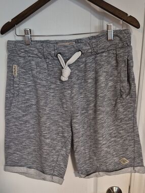 Men's Gray Heather Athletic Drawstring Shorts